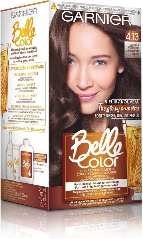 Garnier Belle Color 4.13 Natuurlijk Middenbruin | bol