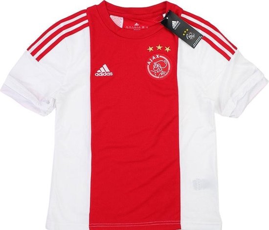 foto boog Boost Adidas - Ajax Home Tee Youth - Kinder Voetbalshirt – Maat 128 | bol.com