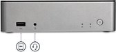 StarTech.com Dual-monitor USB-C docking station voor Windows met 2.5" SATA SSD/HDD Bay