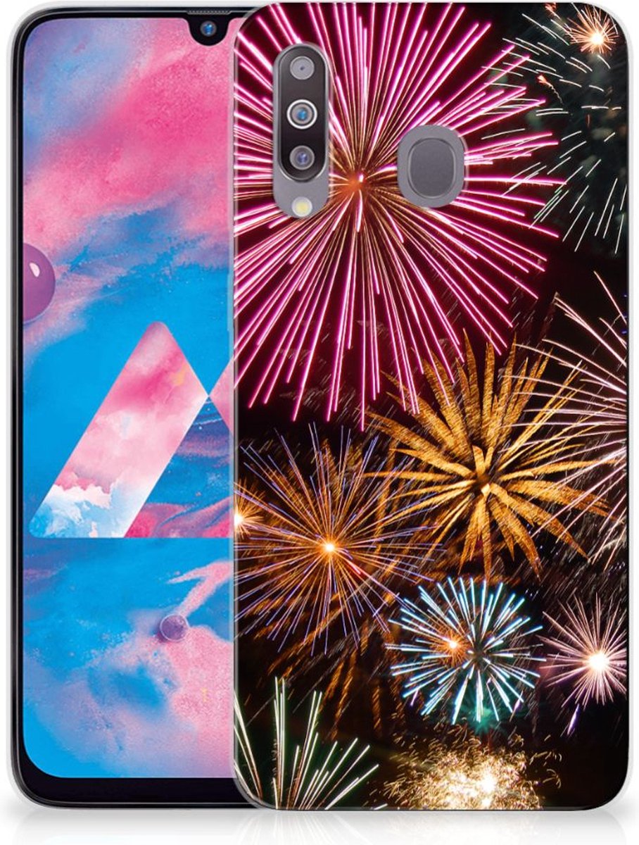 Samsung Galaxy M30 Silicone Back Cover Vuurwerk