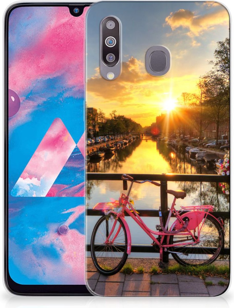 Samsung Galaxy M30 Siliconen Back Cover Amsterdamse Grachten