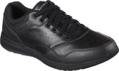 Skechers Elent Velago leren heren sneakers - Zwart - Maat 46 - Extra comfort - Memory Foam