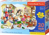 Snow White and the Seven Dwarfs - Legpuzzel - 20 Stukjes