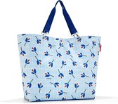 Reisenthel Shopper XL Strandtas Shopper - Maat XL - 35L - Leaves Blue Lichtblauw