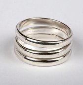 FT 053694 Ring Zilver 3 Draad-20