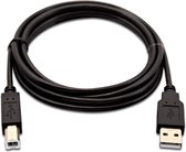 USB A to USB B Cable V7 V7USB2AB-02M-1E Black