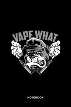 Vaporizer Vaping Art Graphic Notebook