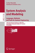 Lecture Notes in Computer Science 11150 - System Analysis and Modeling. Languages, Methods, and Tools for Systems Engineering
