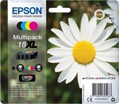 Inkcartridge epson 18xl t1816 zwart + 3 kleuren