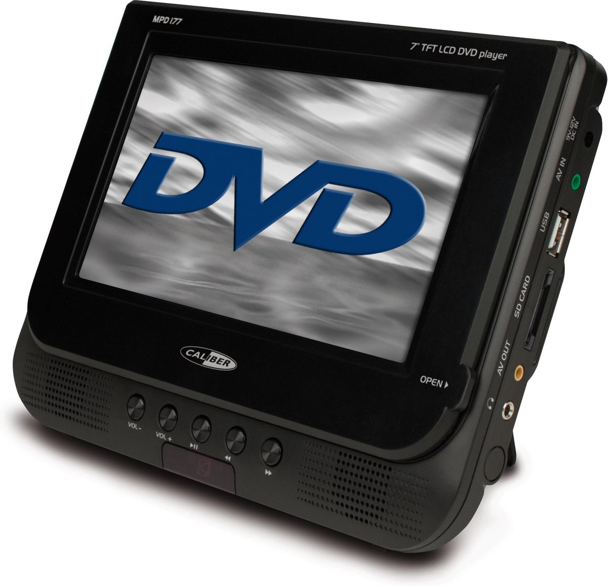 Caliber MPD177 - Portable DVD-speler met ingebouwde accu , oordopjes en  hoofsteun... | bol.com