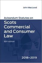 Avizandum Statutes on Scots Commercial and Consumer Law 2018-2019