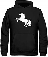 Hippe sweater | Hoodie | Unicorn | maat 140 (9-11 jaar)