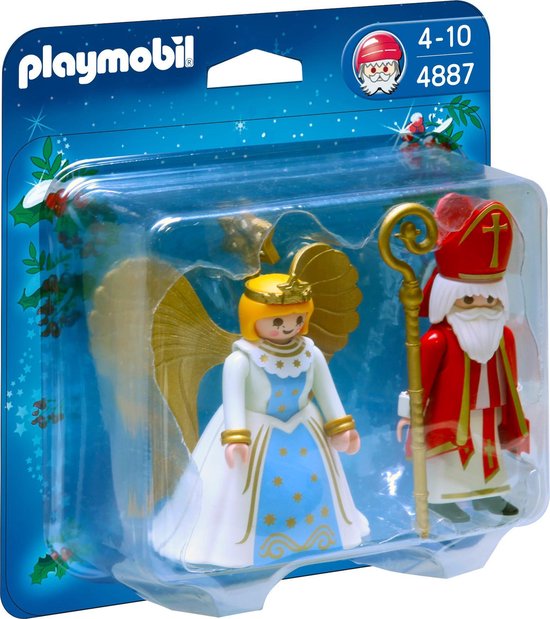 PLAYMOBIL Sinterklaas en Kerstengel - 4887 | bol.com