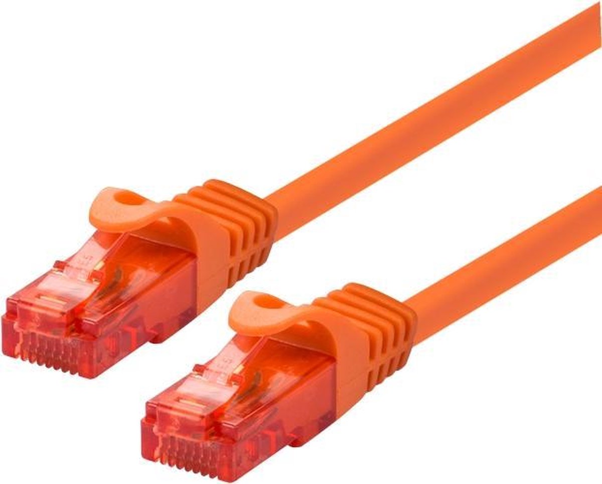 LOGON TCU66U0015O netwerkkabel 0,15 m Cat6 U/UTP (UTP) Oranje