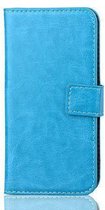 MW Wallet Book Case Licht Blauw voor Samsung Galaxy S5 Mini