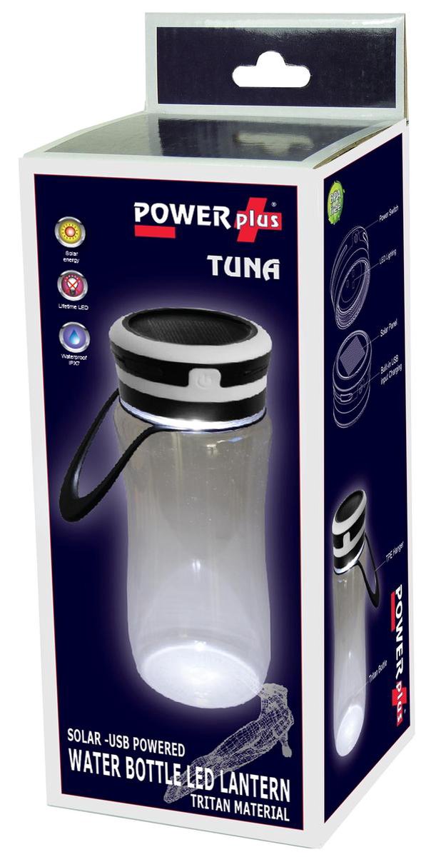 POWERplus Tuna Solar Verlichting Bidon Waterfles Camping lamp zonne-energie - Solar Verlichting - USB oplaadbaar van Powerplus — afbeelding 5