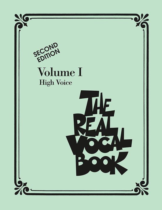 The Real Vocal Book - Volume I Songbook - cover