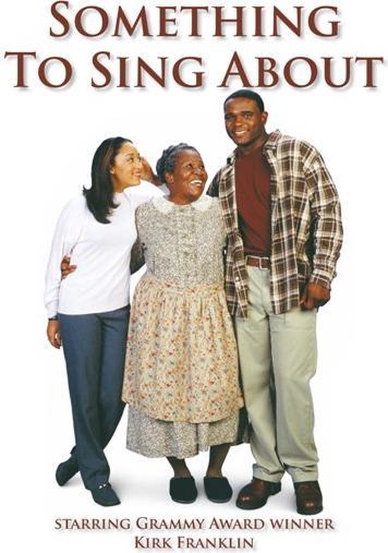 Drie personen staan omhelzend op de poster van 'Something To Sing About'.