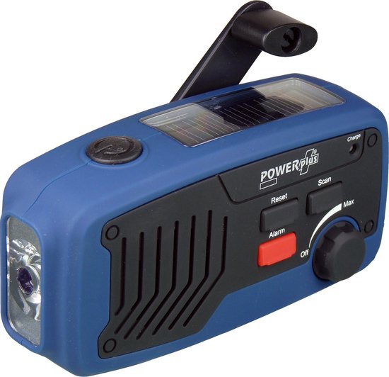 Panther Dynamo / Solar USB Oplaadbare FM Scan Radio - LED zaklamp en... | bol.com