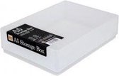 Weston opbergbox - transparant - A5