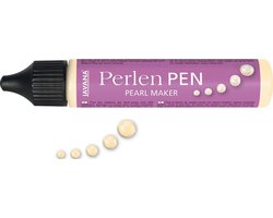 Javana Crème Parel Effect Pen 29ml - Voor op textiel en andere ondergronden