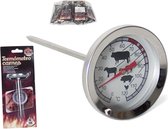 Vleesthermometer 12 Cm - Roestvrij Staal