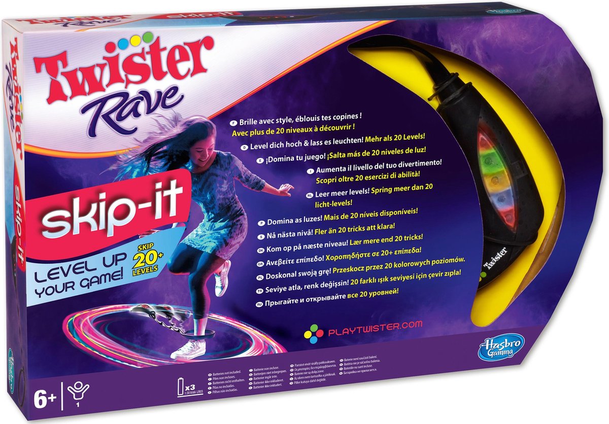 Twister Rave Skip it Kinderspel Games