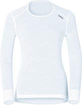 Odlo Bl Top Crew Neck L/S Active Warm Dames Thermoshirt - White - Maat M