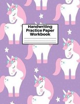 Handwriting Practice Paper Workbook