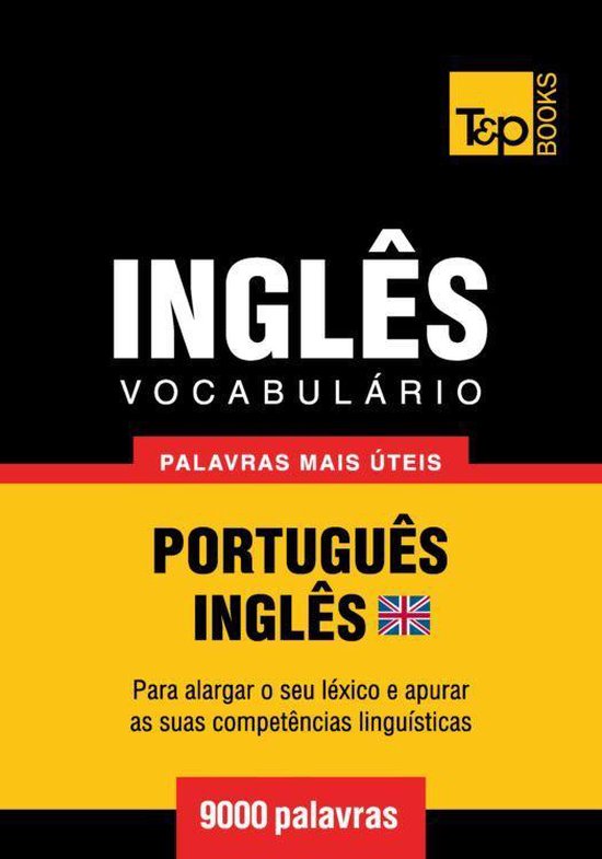 Vocabulário Português-Inglês britânico - 9000 palavras m ... - cover