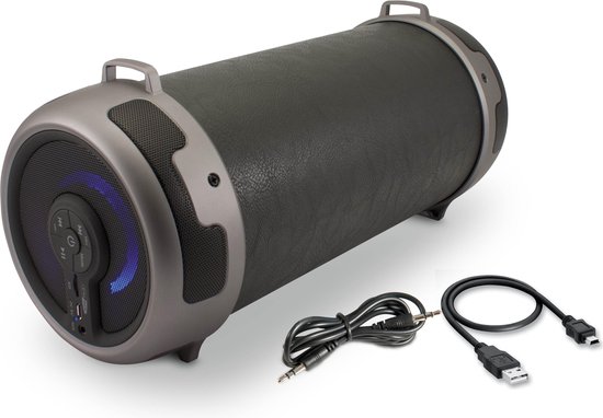 Caliber Bluetooth Speaker - Draadloos - Met FM Radio, USB, SD en Mini Jack  - Zwart... | bol.com