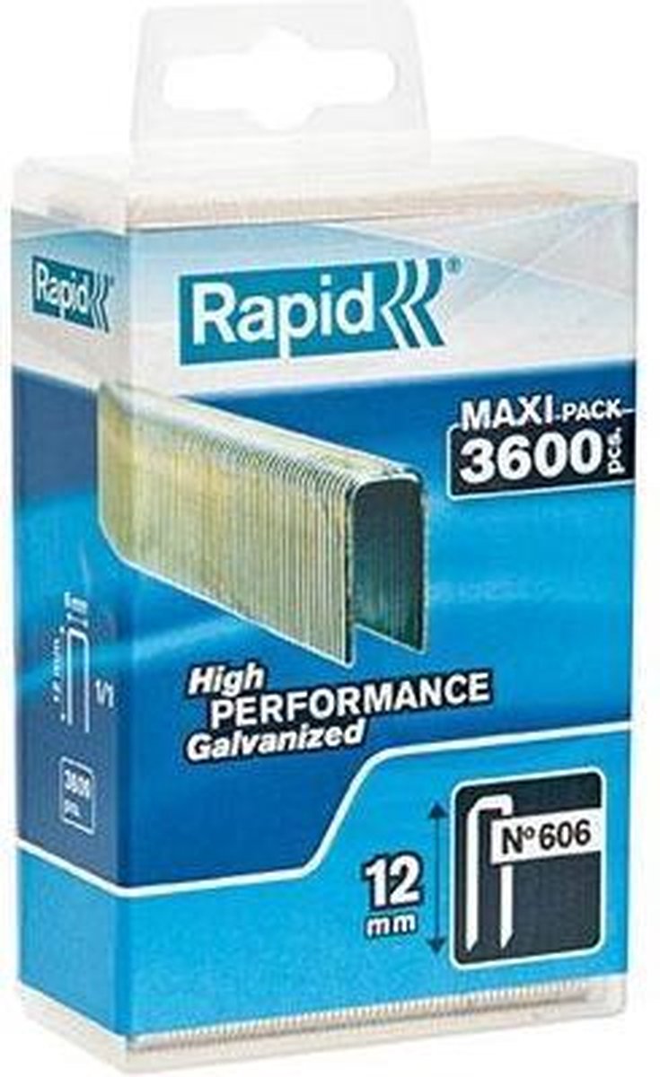 Rapid nieten 606/18mm 3600 stuks