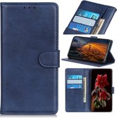 Luxe Book Case - Nokia 1 Plus Hoesje - Blauw