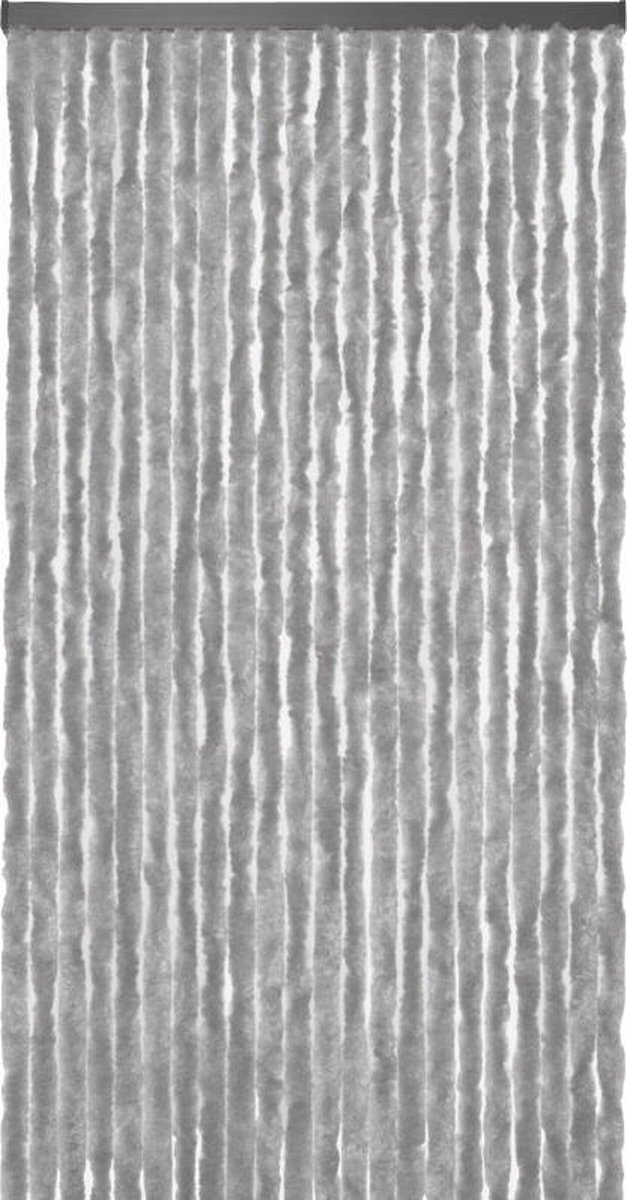 Kattenstaart - Vliegengordijn - Horgordijn - 100cm x 230cm - Grijs