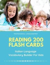 Reading 200 Flash Cards Italian Language Vocabulary Builder For Kids