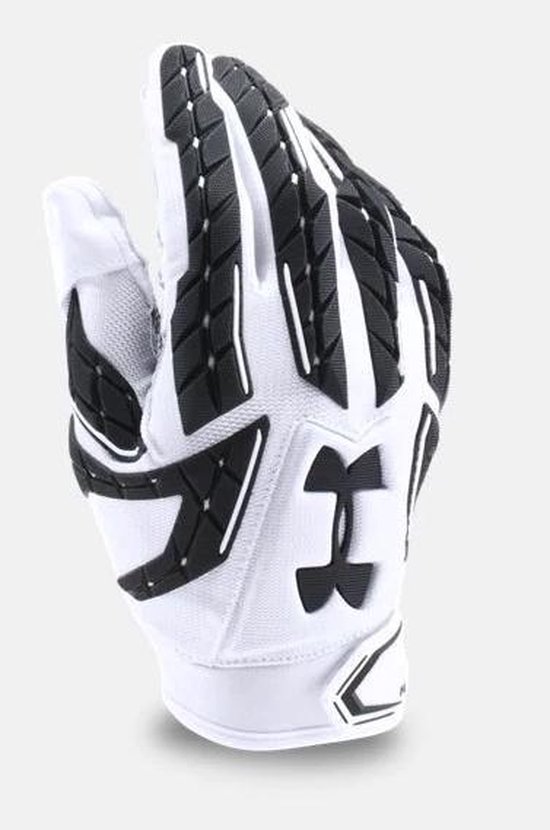 Under Mens American Football Gloves White/Black - | bol.com
