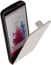 LG Magna Leder Flip Case hoesje Wit