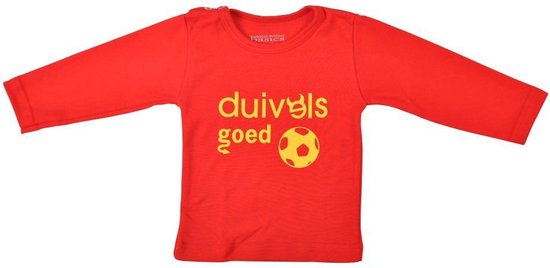 Wooden Buttons - Baby - T-Shirt lange mouw - Duivels Goed