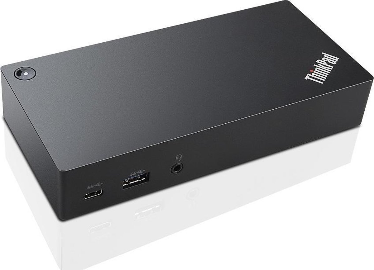Lenovo 40A90090DK notebook dock & poortreplicator USB 3.0 (3.1 Gen 1) Type-C Zwart