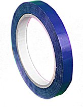 1 rol - Tape - blauw - 12mm x 66mtr - zakkensluiter