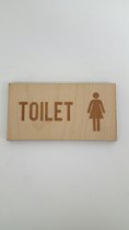 Bordje Toilet pictogram invalide - klein