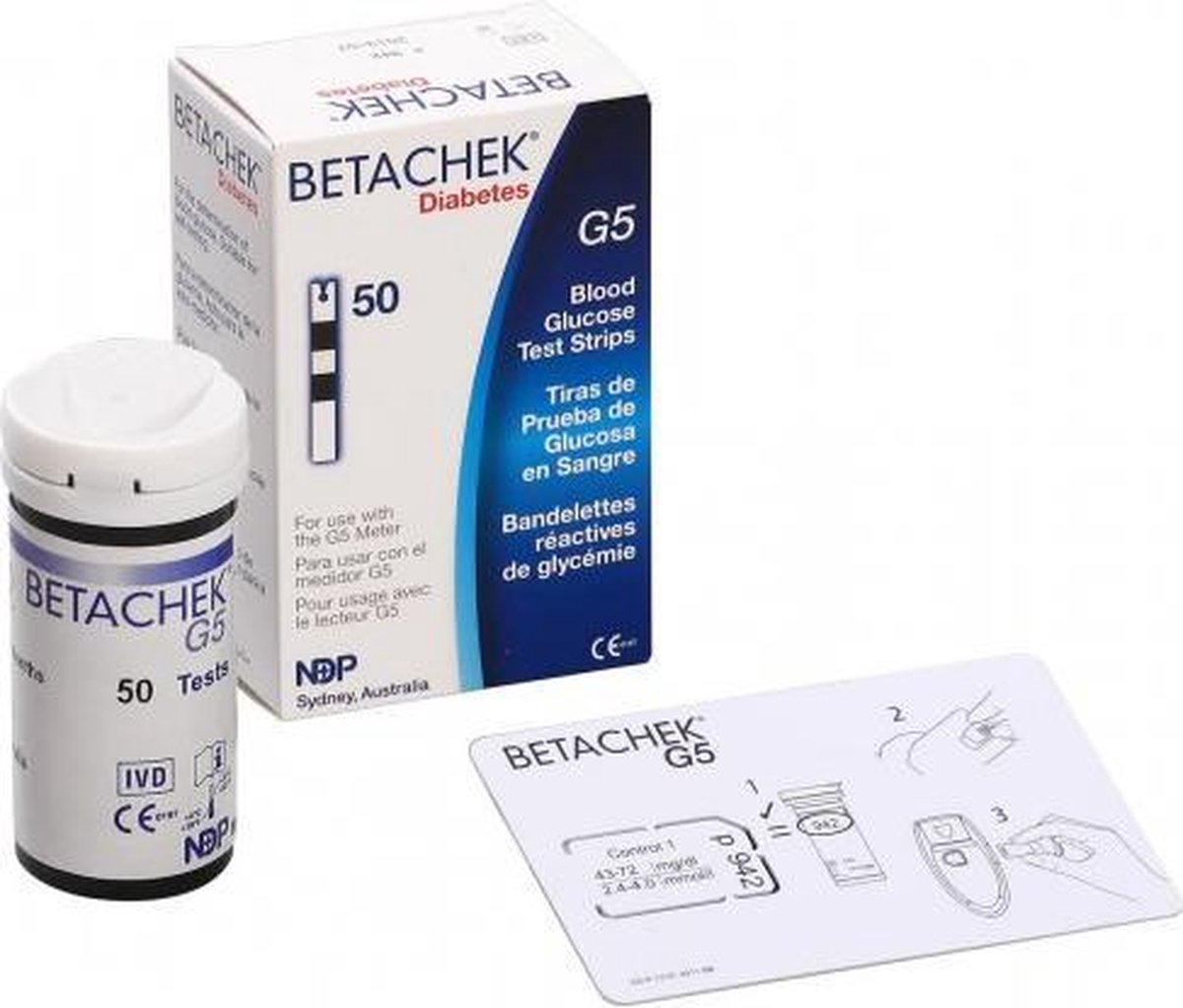 Betachek Glucose Teststrips (50st) bol