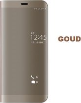 Clear View Stand Cover voor de Huawei P Smart _Goud