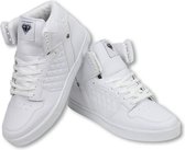 Cash M Heren Schoenen - Heren Sneaker High - Jailor White Matt - Maten: 41