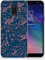 Geschikt voor Samsung Galaxy A6 (2018) TPU Hoesje Design Palm Leaves