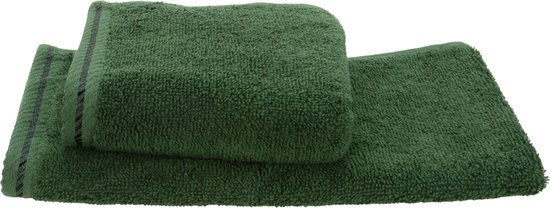 ARTG® Towelzz - Gastenhanddoek - 30 x 50 cm - Donkergroen - Dark Green - Set 10 stuks