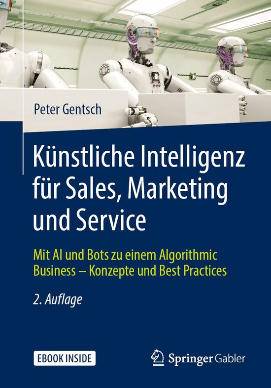 Künstliche Intelligenz für Sales, Marketing und Service - cover