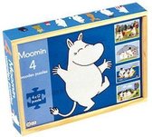 Moomin: 4 Houten puzzels in box
