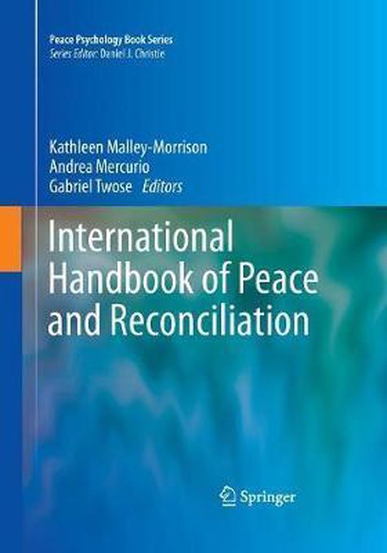 Peace Psychology Book Series7- International Handbook of Pea ... - cover