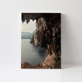 Grot | Zee | Natuur | Stichting BY Amanda | Canvasdoek | Wanddecoratie | 40CM x 60CM | Schilderij